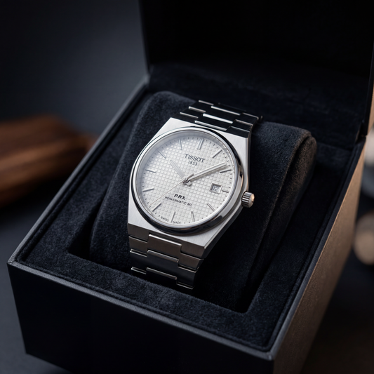 PRX WHITE + SILVER Dial